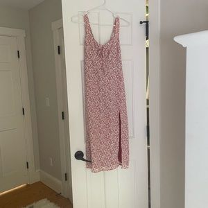 Abercrombie and fitch red floral minidress XSP